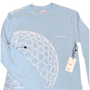 Students Golf “Find the Cure” Long Sleeve Crewneck – Men’s Sizes Large - Blue